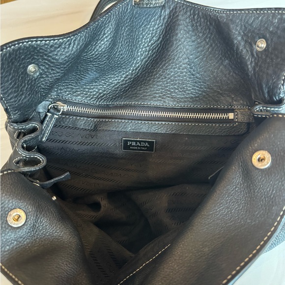 Prada Black Leather Shoulder Bag - Picture 2 of 2